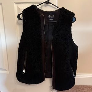 Madewell Black Vest - xs